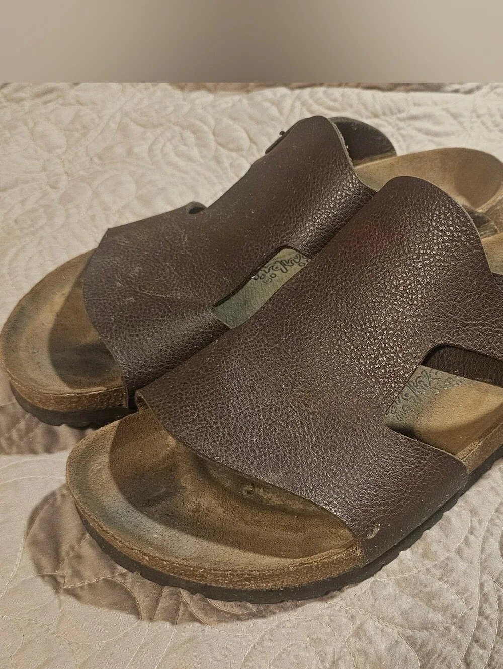 Men's Leather Birki's Birkenstock Leather Slides